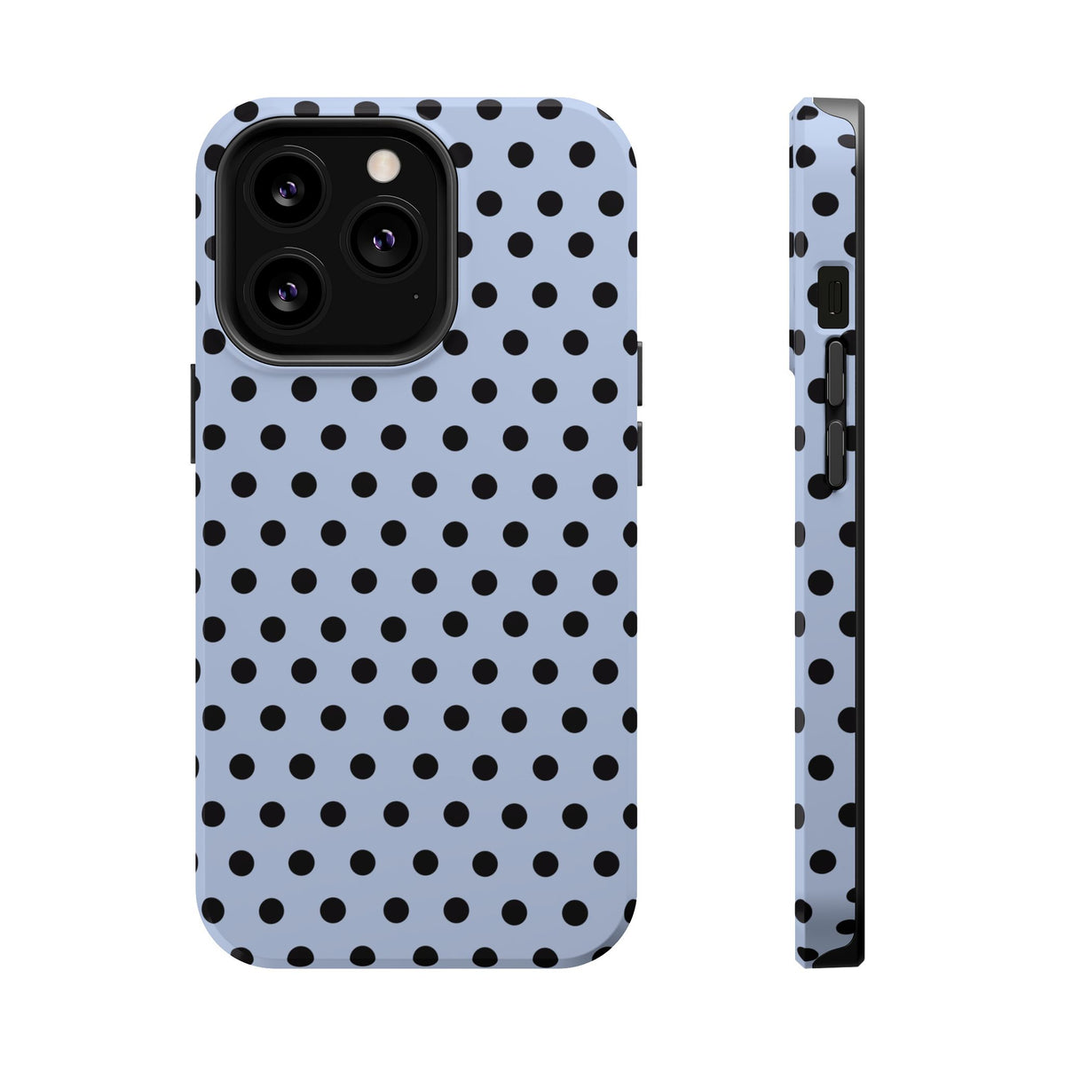 Baby Blue Polka