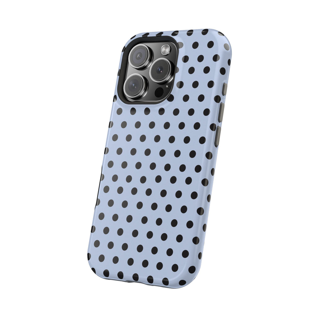 Baby Blue Polka