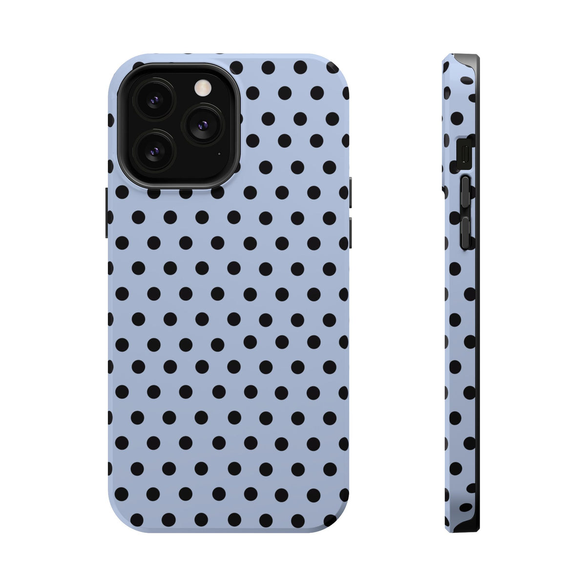 Baby Blue Polka