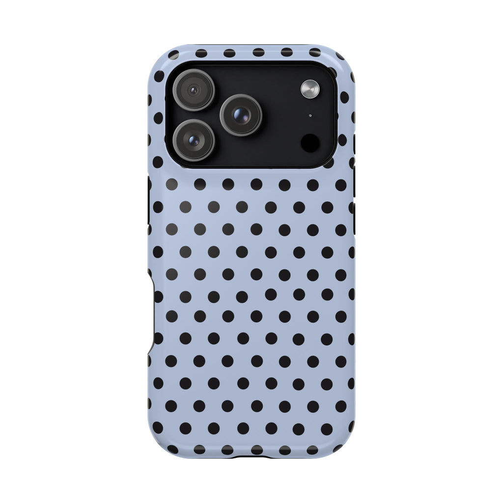 Baby Blue Polka